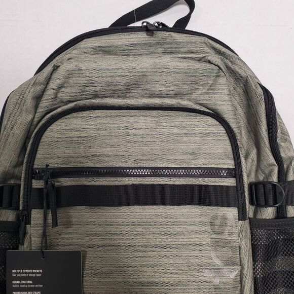 Adidas Core Advantage 4 Backpack Two Tone Green/Black Laptop School Bag NWT‎ - Picture 4 of 14